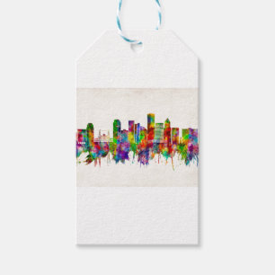 Etiqueta Para Presente Portland Oregon Skyline