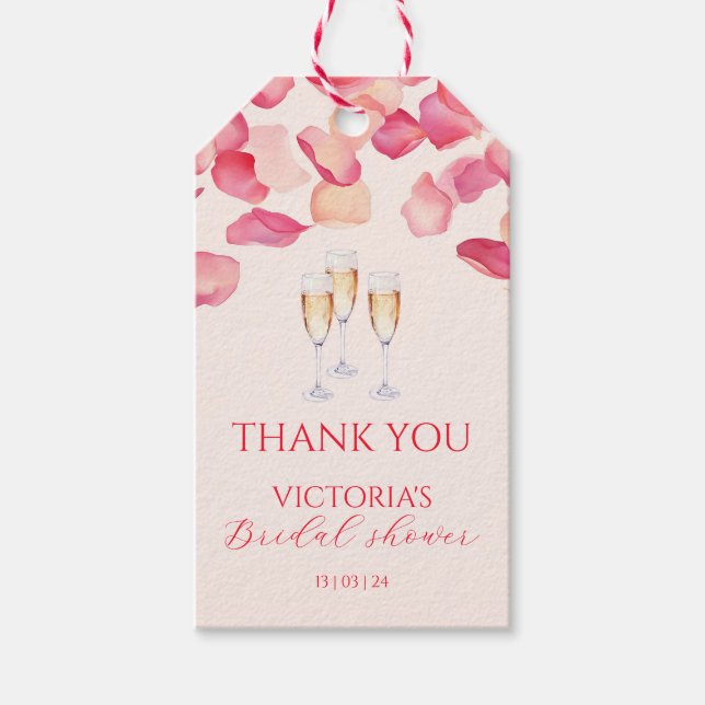 Etiqueta Para Presente Pose Petals e Chá de panela Prosecco (Frente)