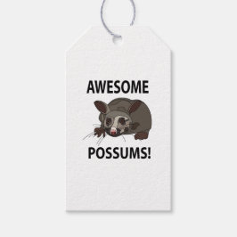 Etiqueta Para Presente Possum Awincrível Funny Possum