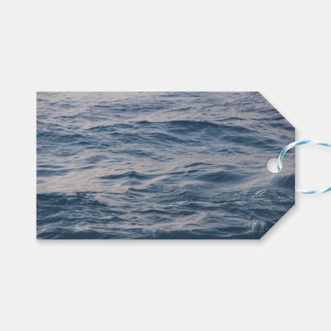 Etiqueta Para Presente Poster de cobertura de água do mar (Frente (horizontal))