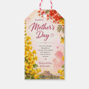 ETIQUETA PARA PRESENTE PRESENÇA DE AMOR PARA O DIA DAS MÃES 
