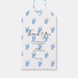 Etiqueta Para Presente Presente de Agradecimento Elegante Branco