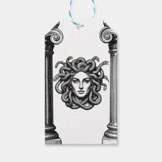 Etiqueta Para Presente Presente de Arte Mitologia Medusa Gorgona Cobra Ca