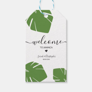 Etiqueta Para Presente Presente de boas-vindas do Casamento de Destino Tr