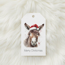 Etiqueta Para Presente Presente de Burro Ocidental Toque Final