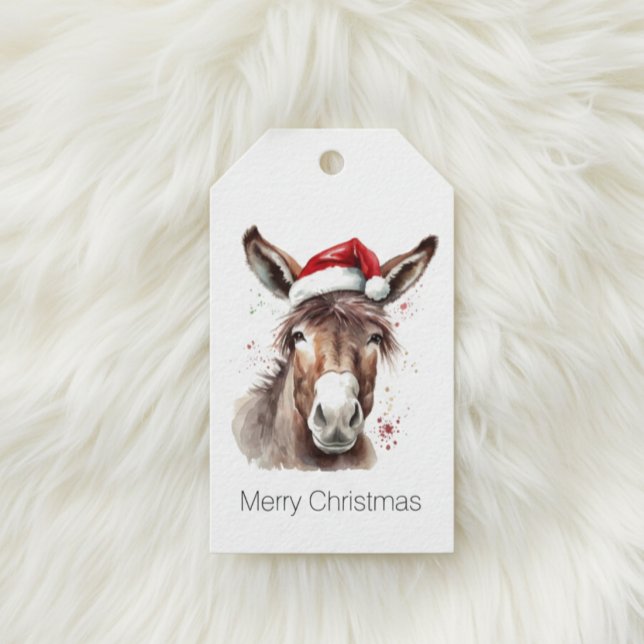 Etiqueta Para Presente Presente de Burro Ocidental Toque Final (Criador carregado)