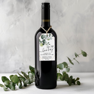 Etiqueta Para Presente Presente de festa de noivado Eucalyptus Sip Sip Ho
