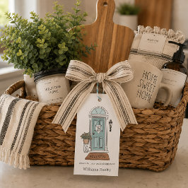 Etiqueta Para Presente Presente de Imóveis Personalizado Porta Sem Lugar