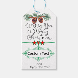 Etiqueta Para Presente Presente de Natal Personalizado Decorativo