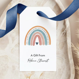 Etiqueta Para Presente Presente de Todas as Ocasiaoes Boho Arco-íris Pers
