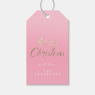 Etiqueta Para Presente Presente do Feliz Natal para script o Ro brilhante