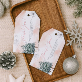 Etiqueta Para Presente Presente e Favor da Festa de Bebê de Inverno