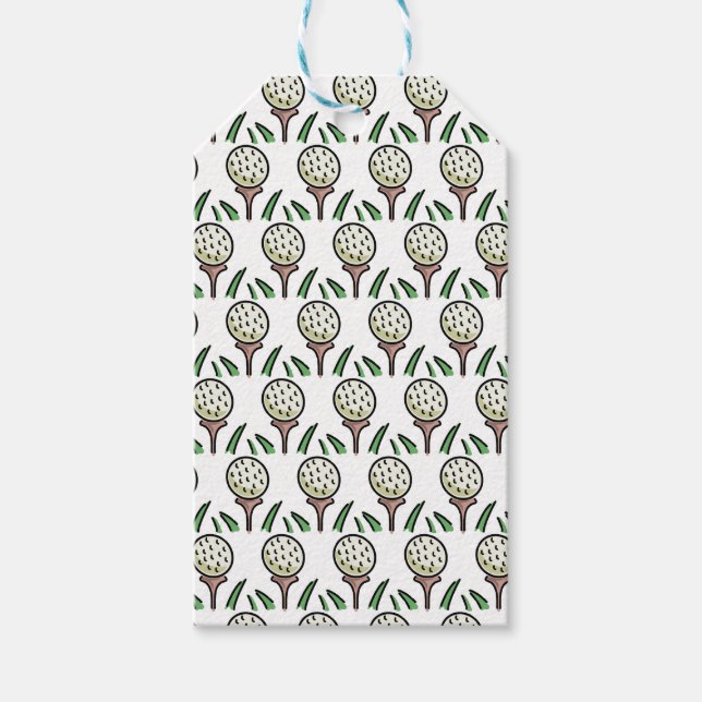 Etiqueta Para Presente Presente para Golfista Bolas de Golfe Superdimensi (Frente)