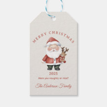 Presente personalizado com vibração de Natal em aq