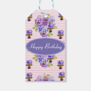 Etiqueta Para Presente Presente Roxo Roxo Púrpura de Faca Rosa-Rosa-Rosa-