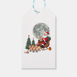 Etiqueta Para Presente Presentes de Natal de Rena Siamesa para Amantes de