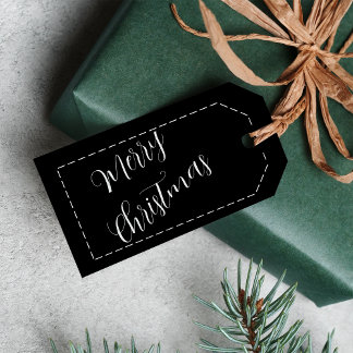 Etiqueta Para Presente Presentes de Natal Personalizados Nome Minimalista