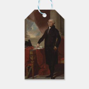 Etiqueta Para Presente Presidente americano George Washington Lansdowne