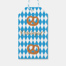 Pretzels Azuis da Baviera Personalizados Oktoberfe