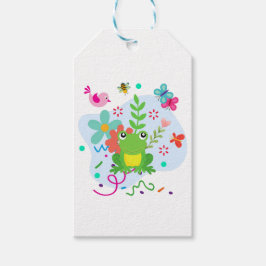 Etiqueta Para Presente Primavera no Jardim