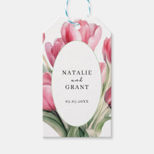 Etiqueta Para Presente Primavera Tulip Wedding