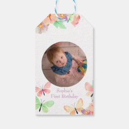 Etiqueta Para Presente Primeiro aniversario de Fotografia Personalizada d