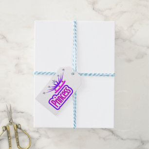 ETIQUETA PARA PRESENTE PRINCESA