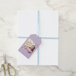 Etiqueta Para Presente Princesa Celebração Feliz Aniversário