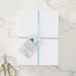 Etiqueta Para Presente Princesa Cinderella - Decoração da Festa de aniver