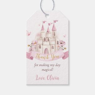 Etiqueta Para Presente Princesa Fairytale Castle Girl Birthday Gift Tag