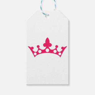 Etiqueta Para Presente Princesa Rosa Tiara