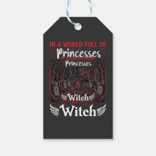 Etiqueta Para Presente Princesas Sejam Bruxas Halloween Castelo Caldeirão