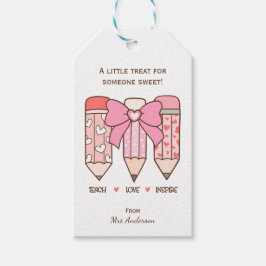 Etiqueta Para Presente Professor(a) Valentine Um Pequeno Presente para Al