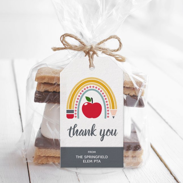 Etiqueta Para Presente Professor Obrigado (Personalized teacher thank you gift tag)