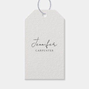 Etiqueta Para Presente Profissional elegante moderno minimalista adicione