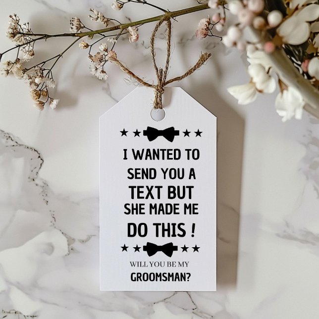 Etiqueta Para Presente Proposta engraçada para padrinhos | Proposta para  (Criador carregado)