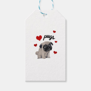Etiqueta Para Presente Pugs do amor
