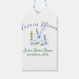 Etiqueta Para Presente Purple boho love in Bloom bridal shower name retro