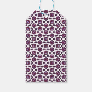 Etiqueta Para Presente Púrpura Elegante Padrão