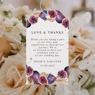 Etiqueta Para Presente Quadro de Beleza Moderno Pampas e Versos