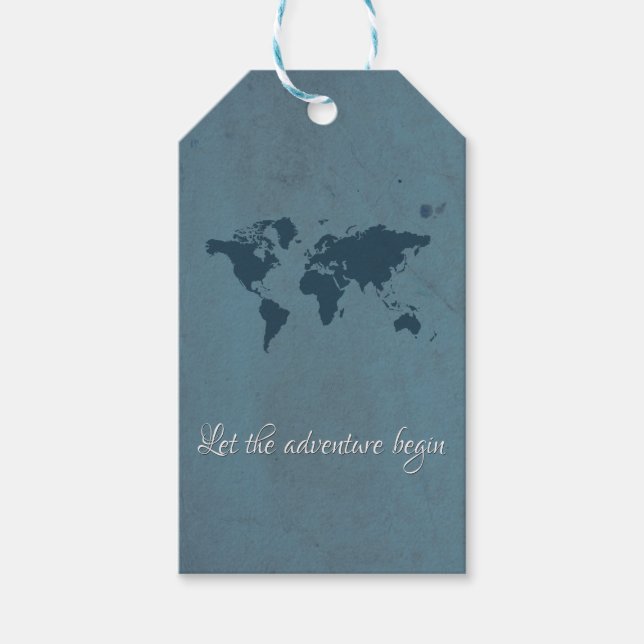 Etiqueta Para Presente Que comece a aventura (Frente)