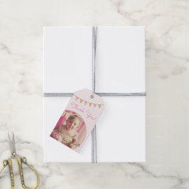 Etiqueta Para Presente Que divertido ser um rosa e Dourado Obrigado