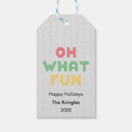 Etiqueta Para Presente Que Natal Divertido