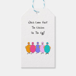 Etiqueta Para Presente Que Veio Primeiro O Frango Ou O Ovo