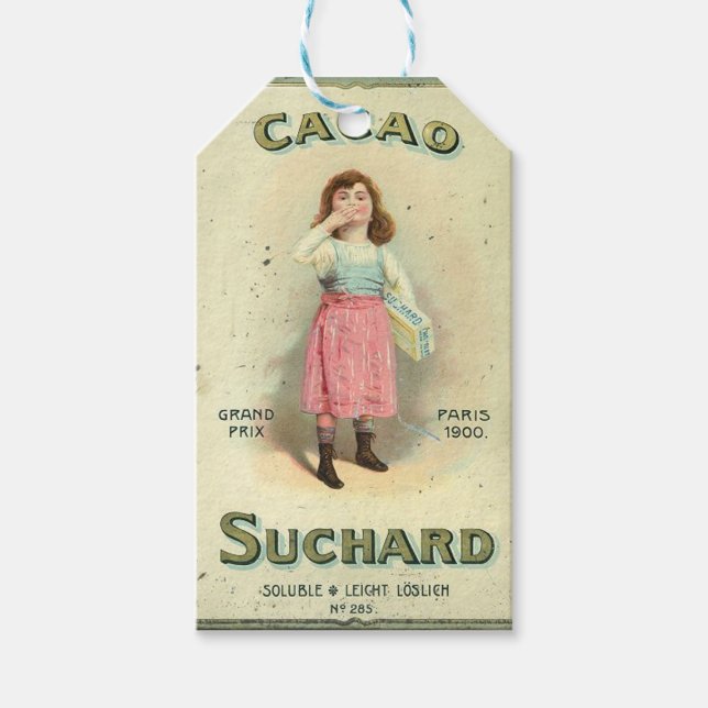 Etiqueta Para Presente Queijo de Chocolate Vitoriano (Frente)