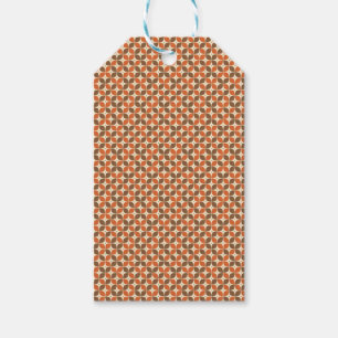 Etiqueta Para Presente Quente Retro Boomerang Atômico de Meados do Século