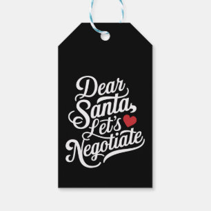 Etiqueta Para Presente Querido Papai Noel Vamos Negociar Presente de Nata