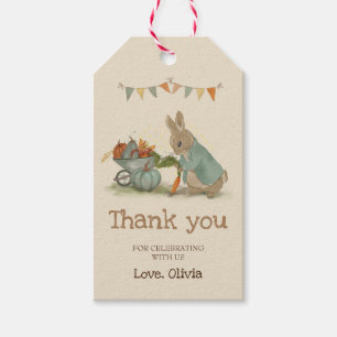 Etiqueta Para Presente Rabbit Peter Obrigado Tag
