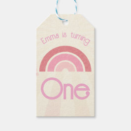 Etiqueta Para Presente Rainbow Birthday