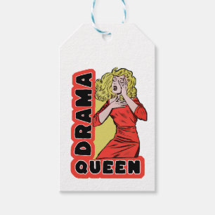 Etiqueta Para Presente Rainha do Drama porque tudo me excita demais
